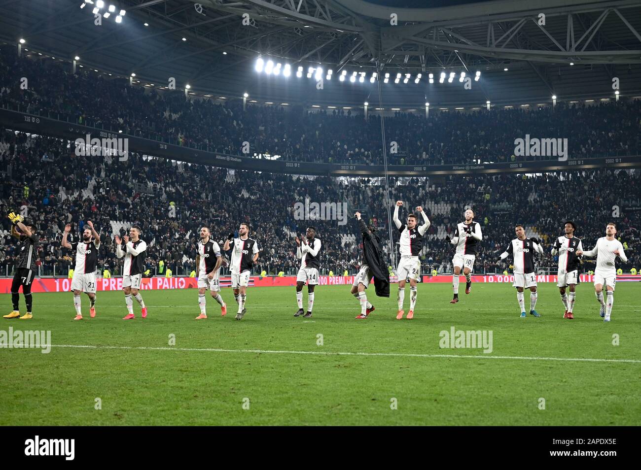 Turin, Italy. 23rd Jan, 2020. Turin. Italian Cup League match 2019/2020
