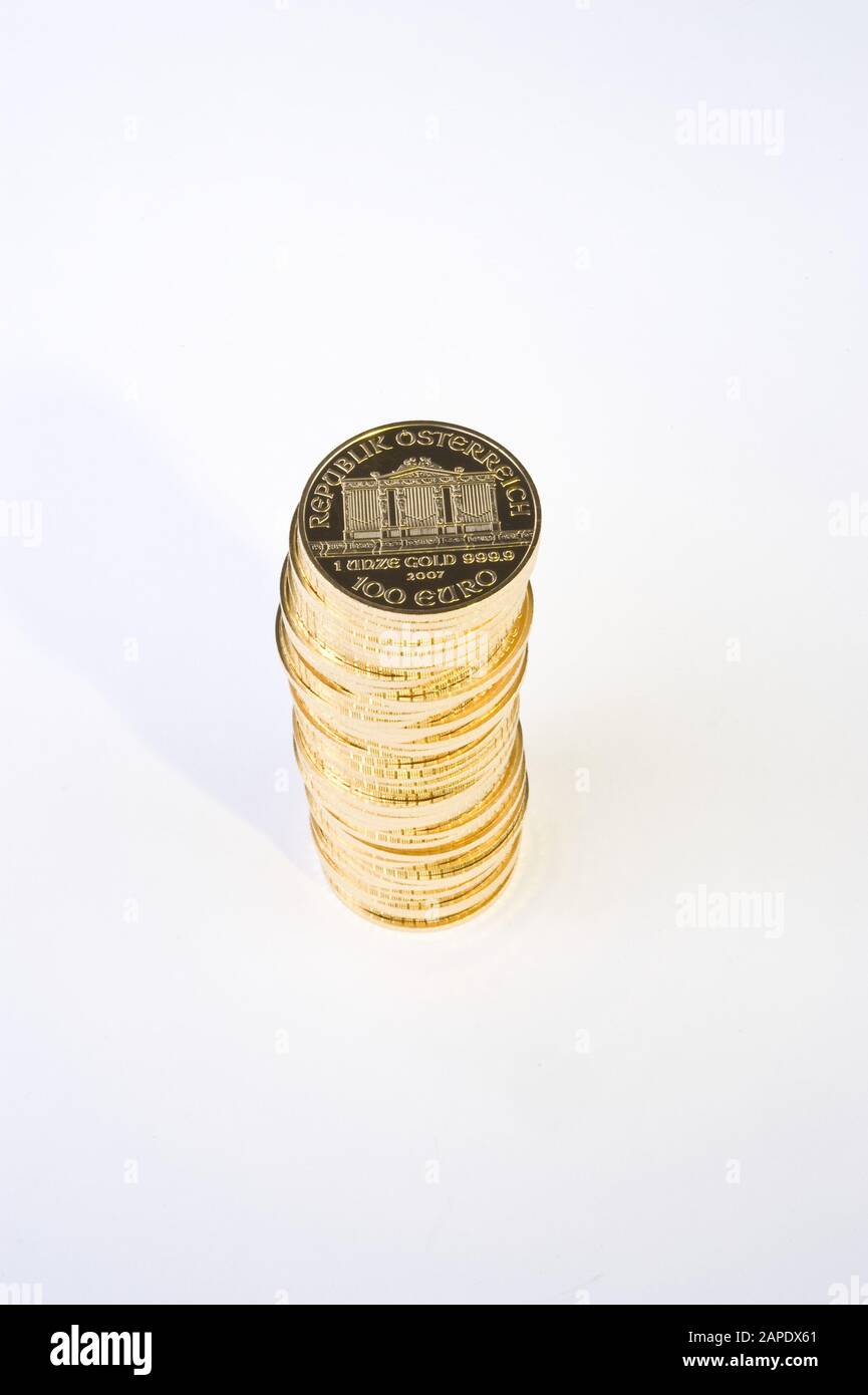 Goldmünzen - Gold Coins Stock Photo - Alamy