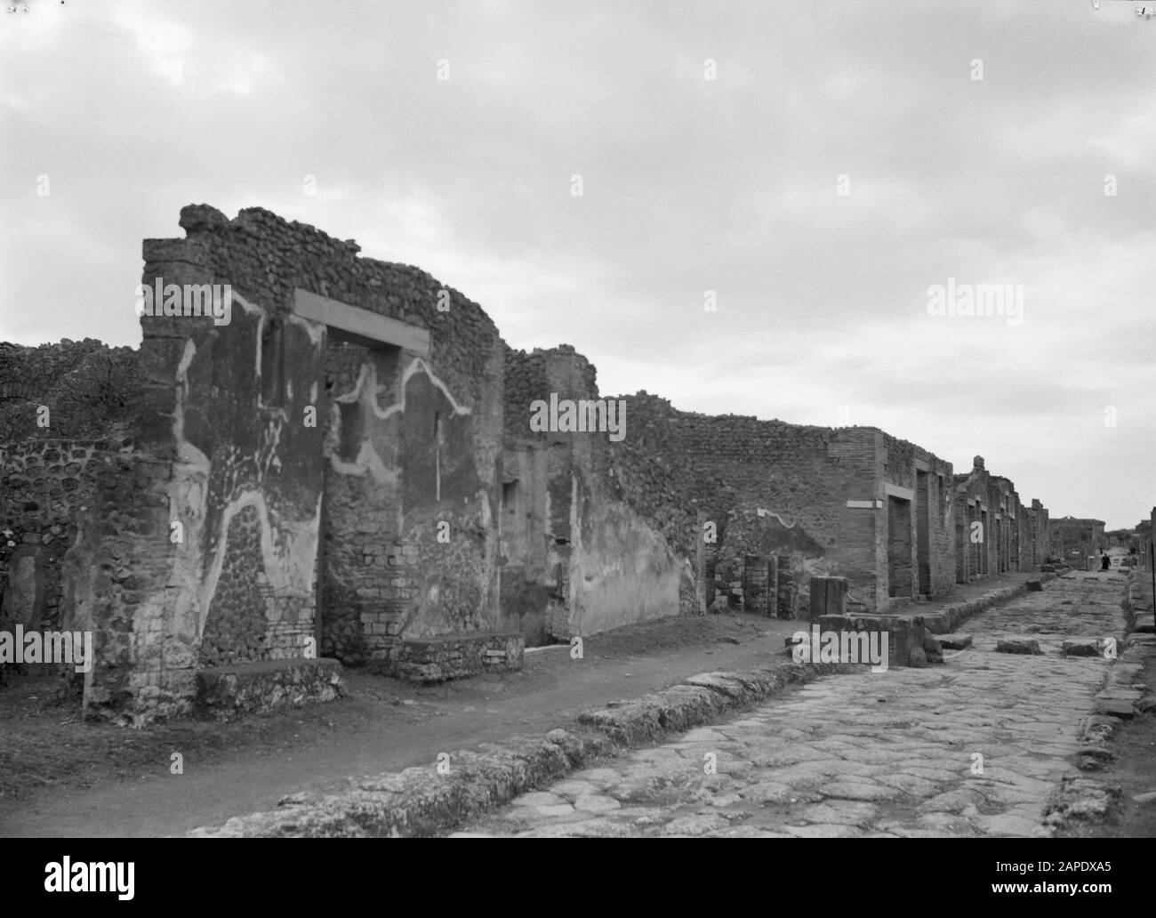 Pompeii Excavations Black And White Stock Photos & Images - Alamy