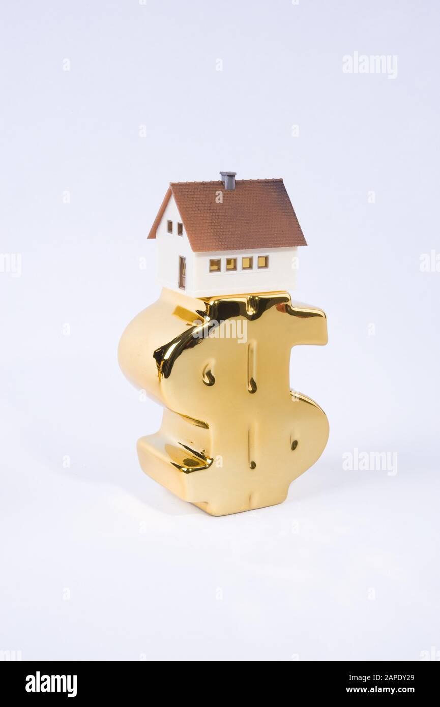 Wohnbaufinanzierung - Financing of Property Stock Photo