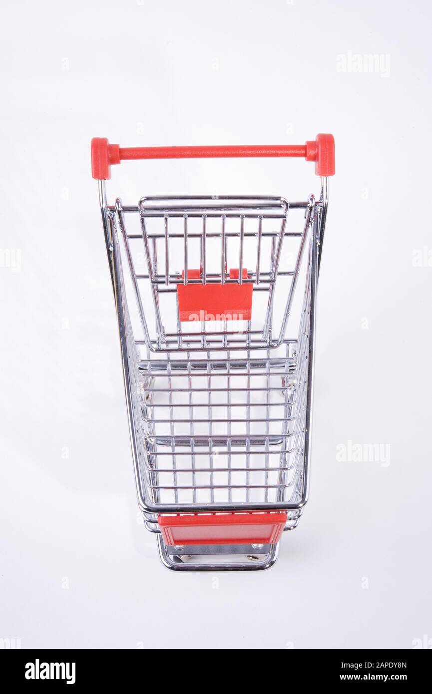 Mini-Einkaufswagen - Shopping Cart Stock Photo