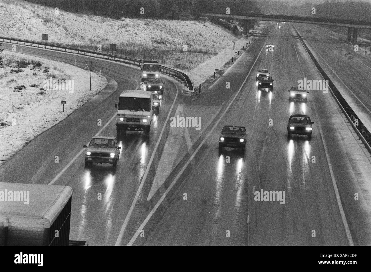 First snow on landscape Black and White Stock Photos Images Alamy