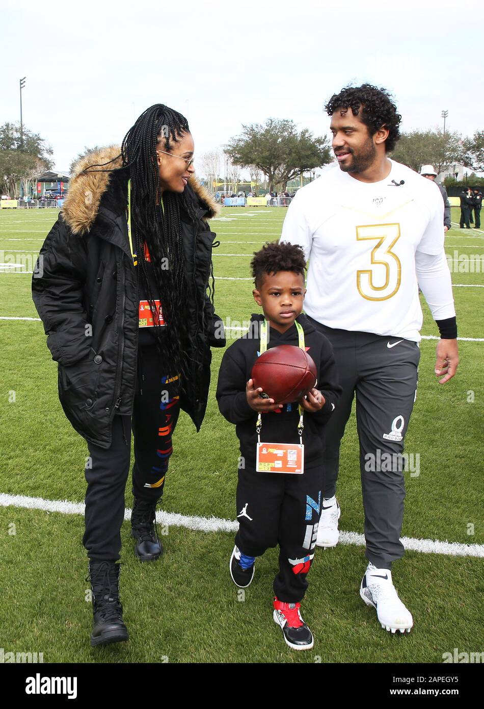 Kississimee, Florida, USA. 22nd Jan, 2020. Seattle Seahawks quarterback