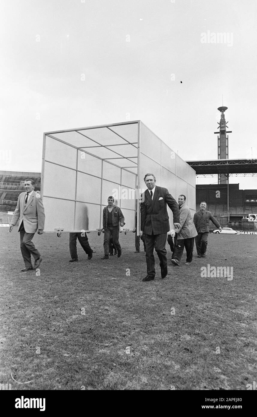 Security Olympic Stadium, the flight tunnel is assembled Date 5