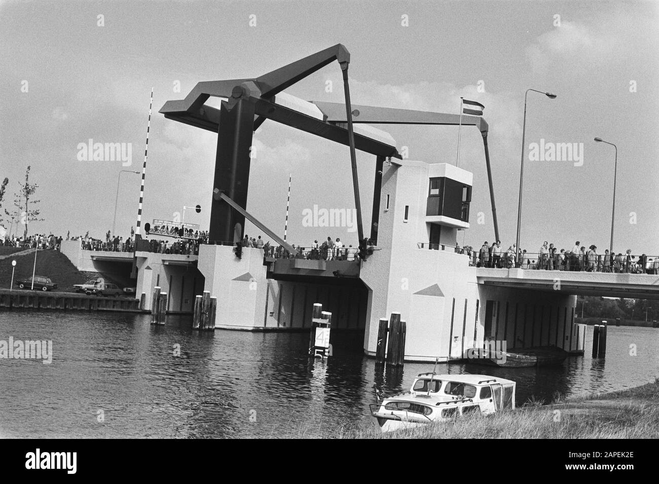 Netherland Moving Bridge Opening new bridge over the Noordhollands Canal in Amsterdam North ...