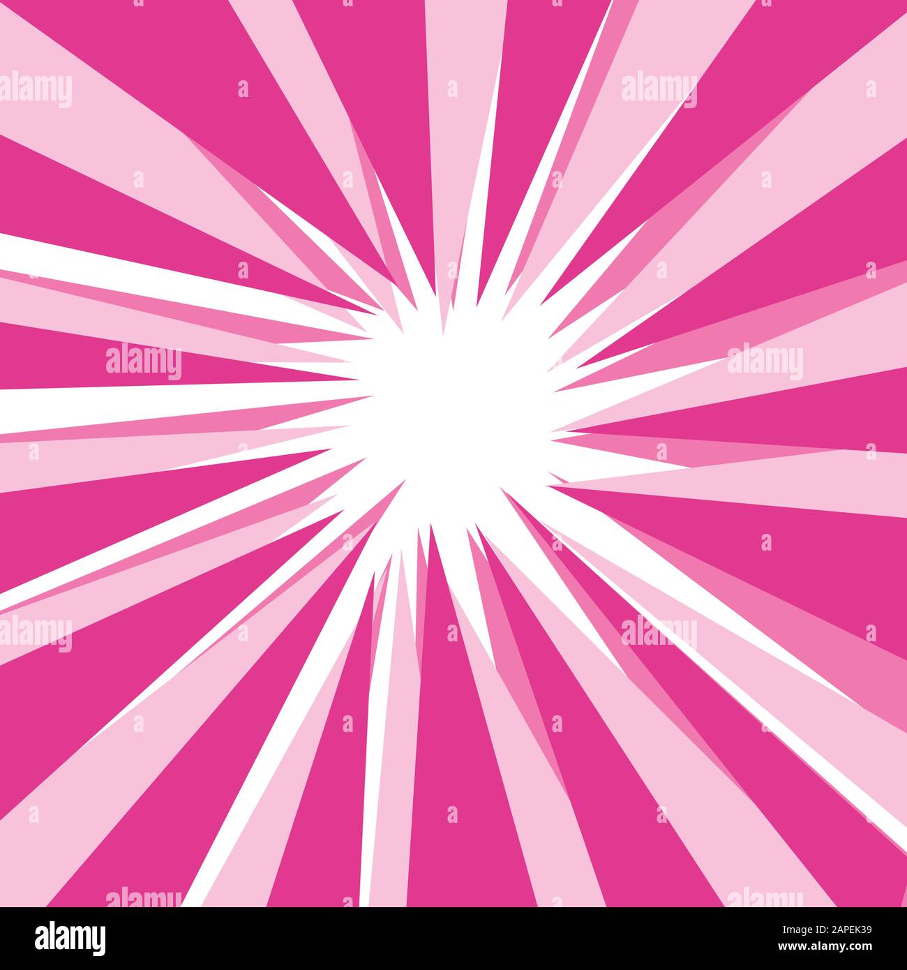 Pink Sunshine Background Abstract Sunburst Template For Design