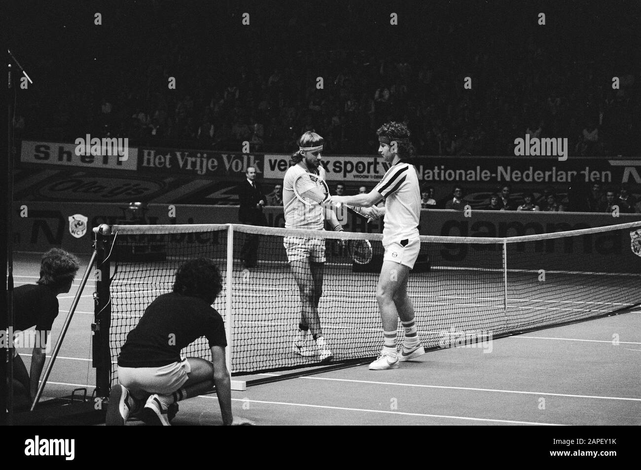Photo Imprimée Des Joueurs De Tennis Bjorn Borg & John McEnroe - Format 11x17 Pouces, Finition Brillante