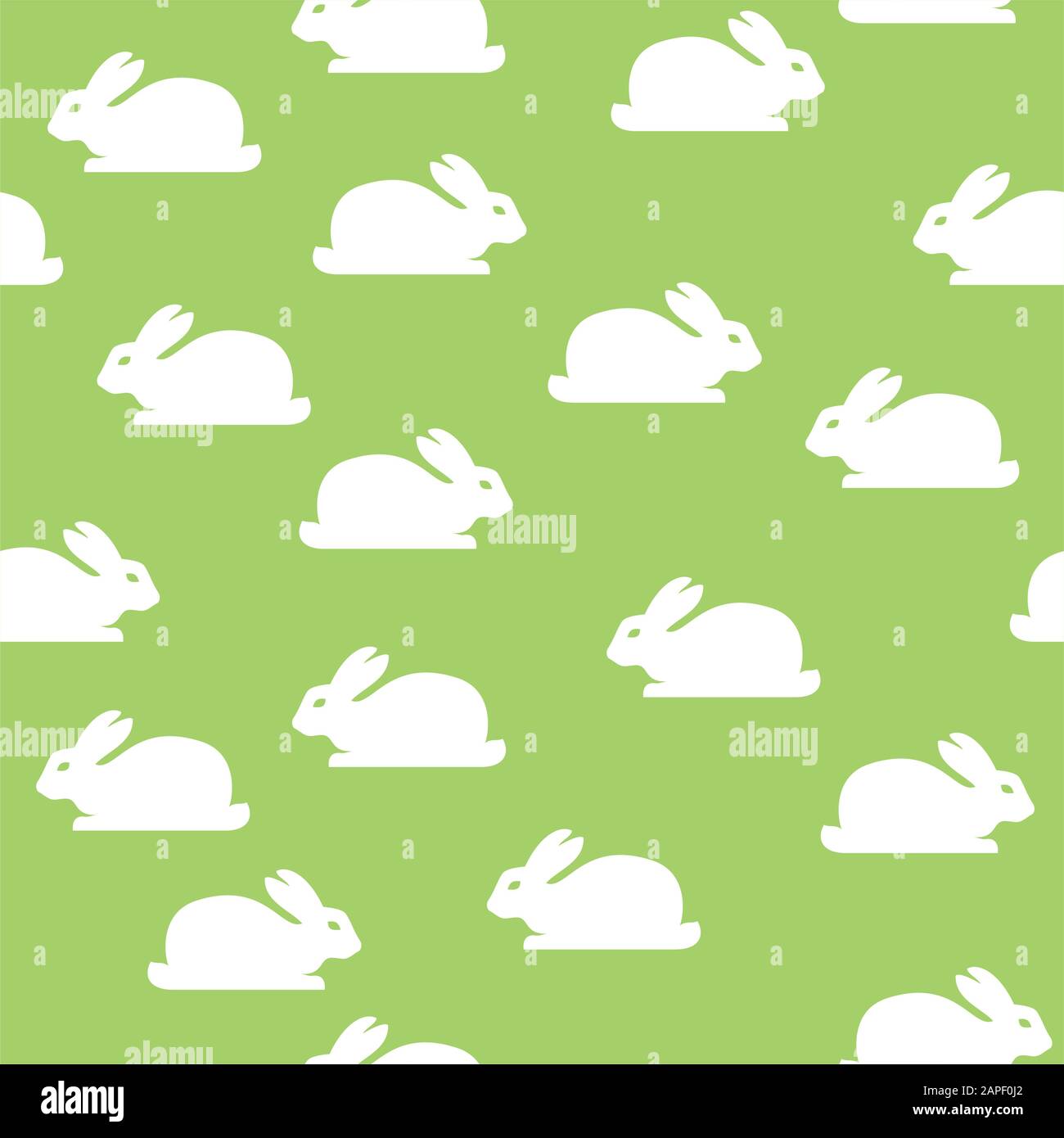 Seamless background with bunnies Stock Vector