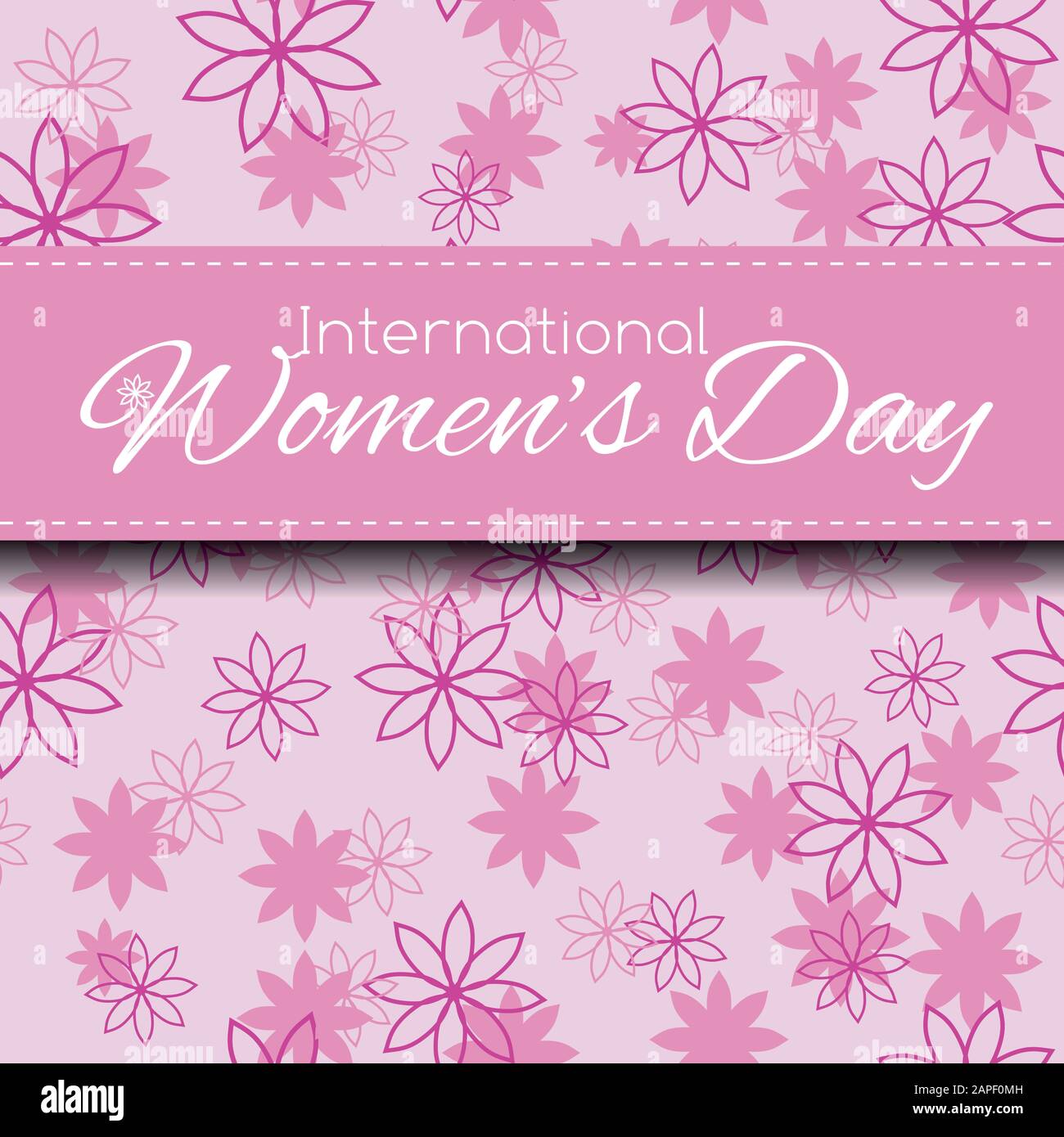 Women's Day card Stock Vector Image & Art - Alamy