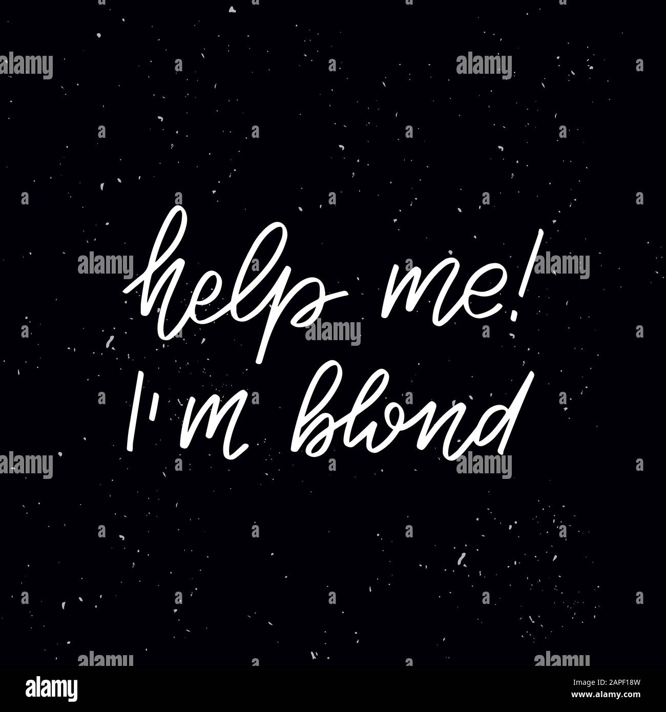 Handwritten calligraphy text, chalk on a blackboard Stock Vector