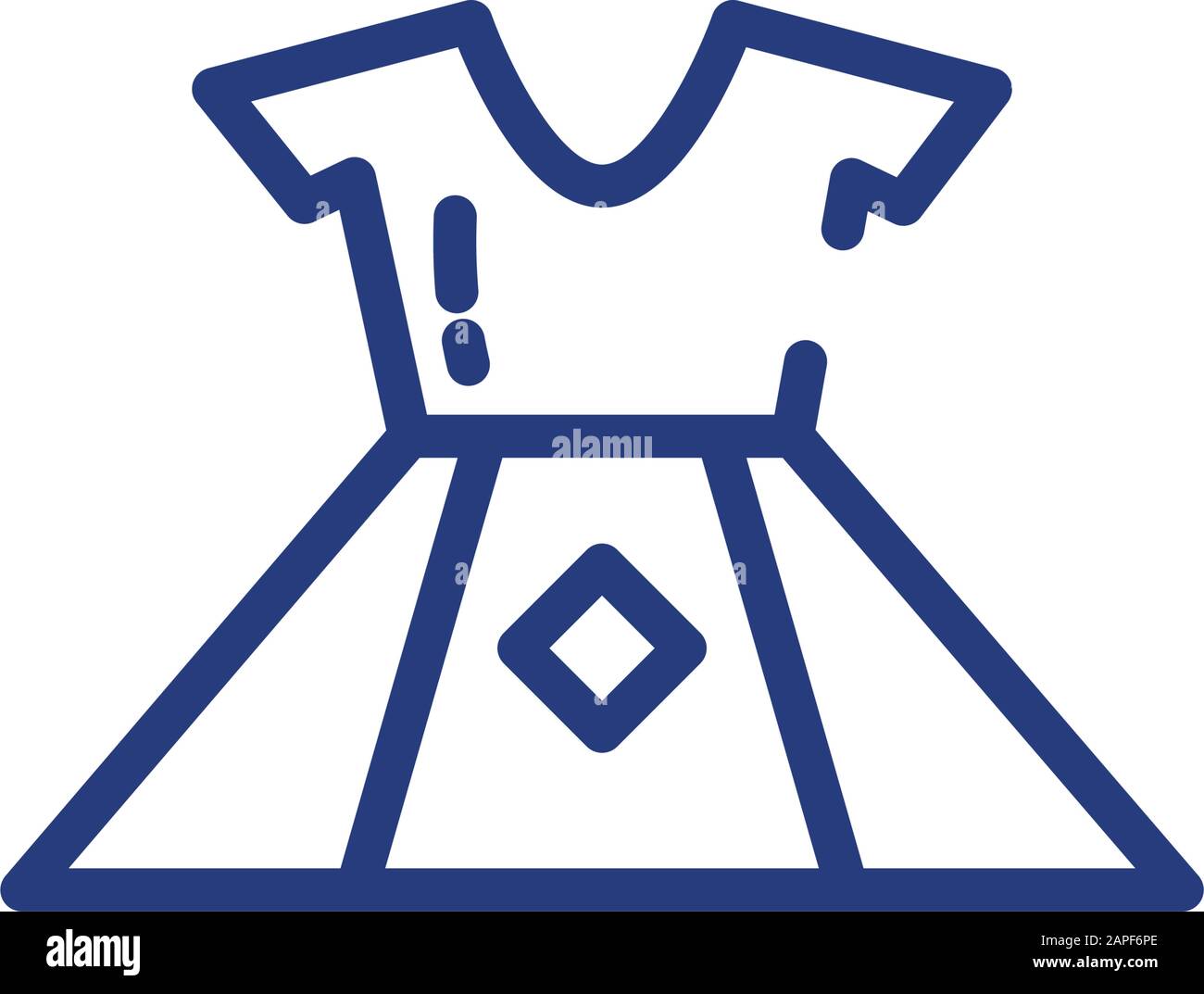 Dress icon design, Cloth fashion style wear store shop retail fabric ...