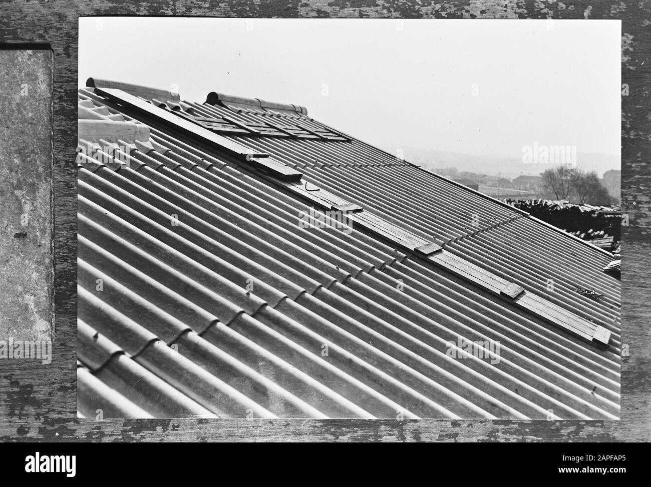 6.5x9 Asbestoscement roof at Nederlandse Coalmine Date October 1951