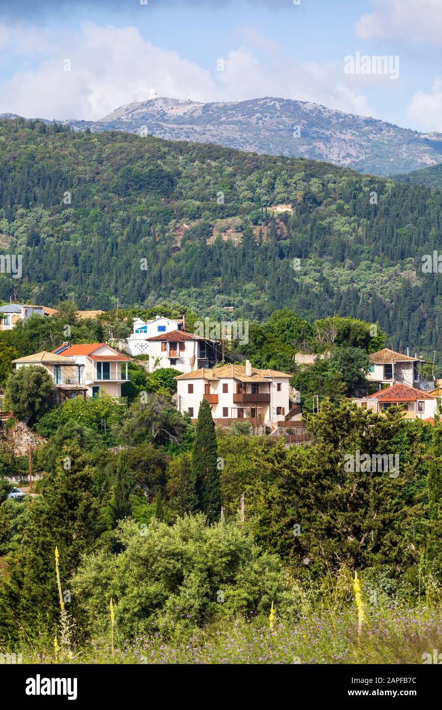 Village of Katouna, Lefkas, Greece Stock Photo