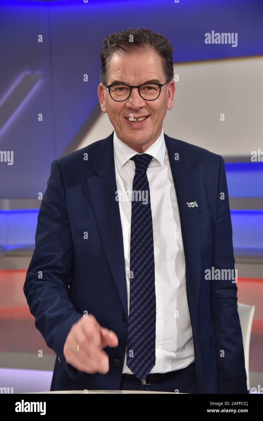 Cologne Germany 22nd Jan 2020 The Politician Gerd Muller Csu Federal Development Minister Is A Guest On The Ard Talk Show Maischberger The Week Credit Horst Galuschka Dpa Alamy Live News