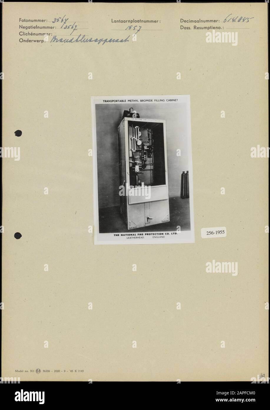 Fire extinguishers Date March 1949 Keywords fire extinguishers, fire