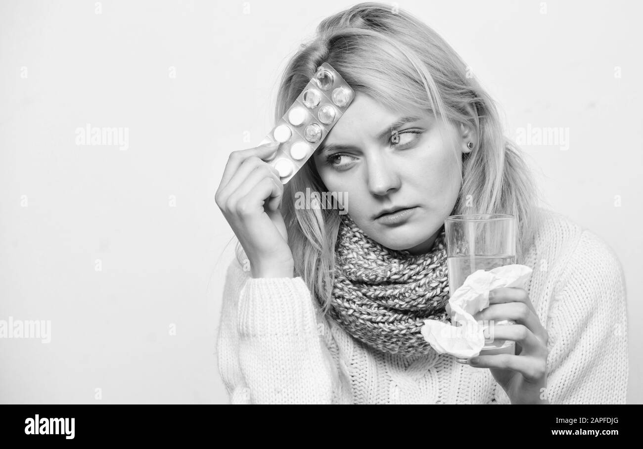 Cure fever and take medicine Black and White Stock Photos & Images Alamy