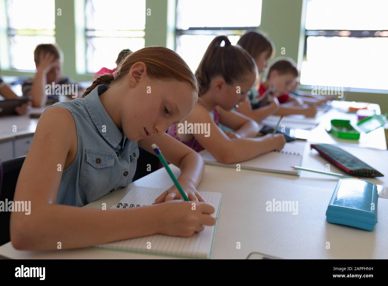 School education desks hires stock photography and images Alamy