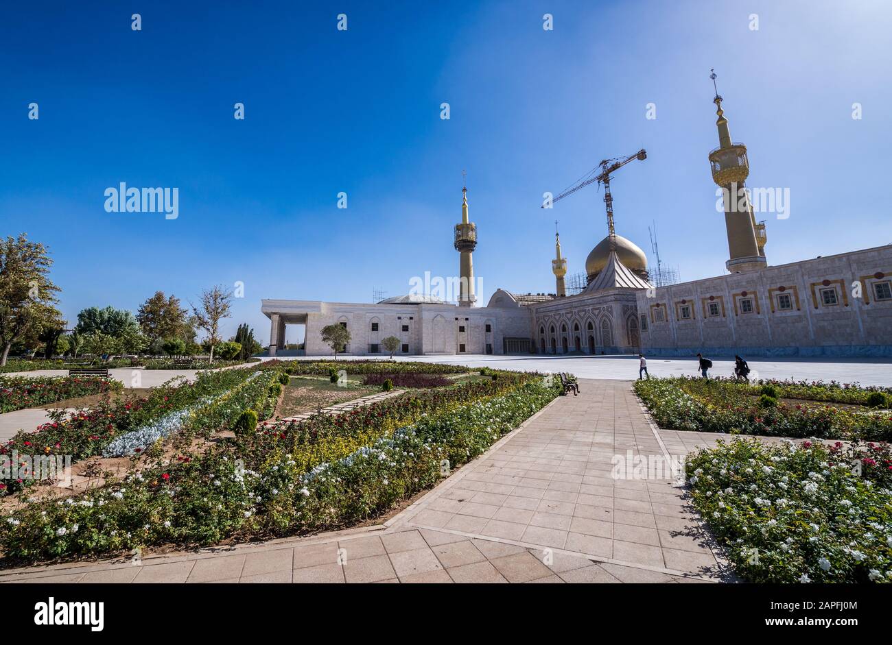 Garden in Mausoleum of Ayatollah Khomeini, houses the tomb of Ruhollah