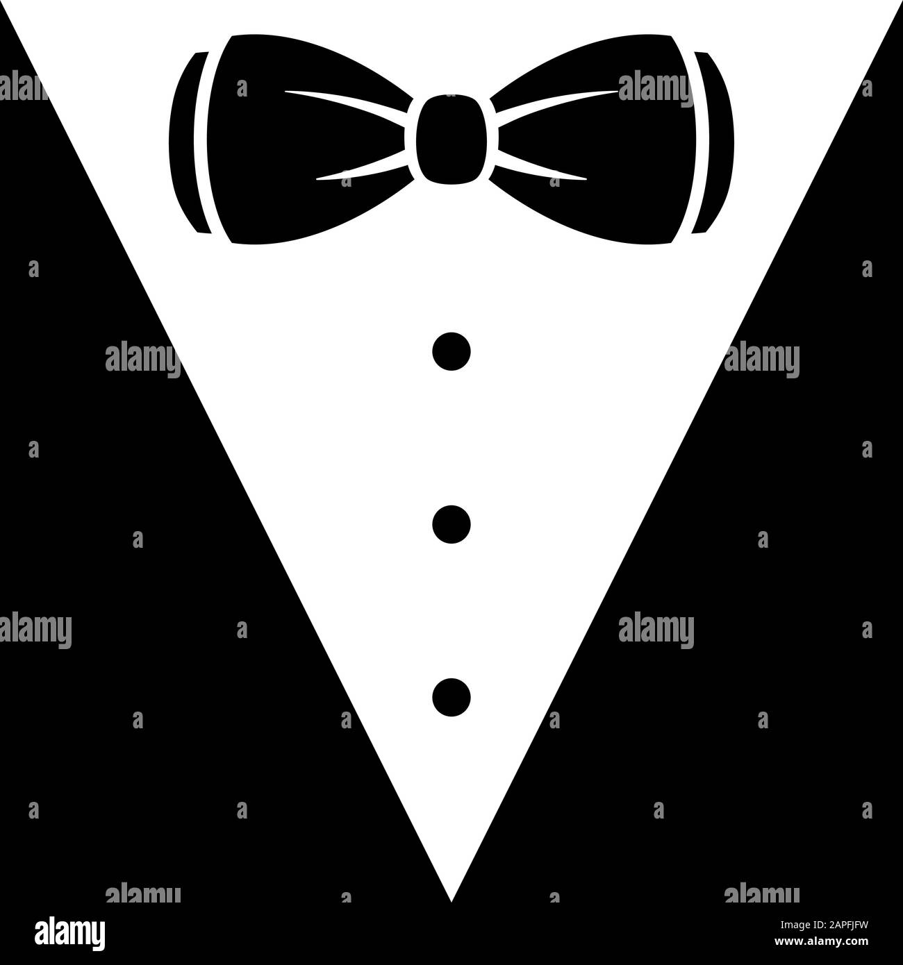 bow tie suit vector