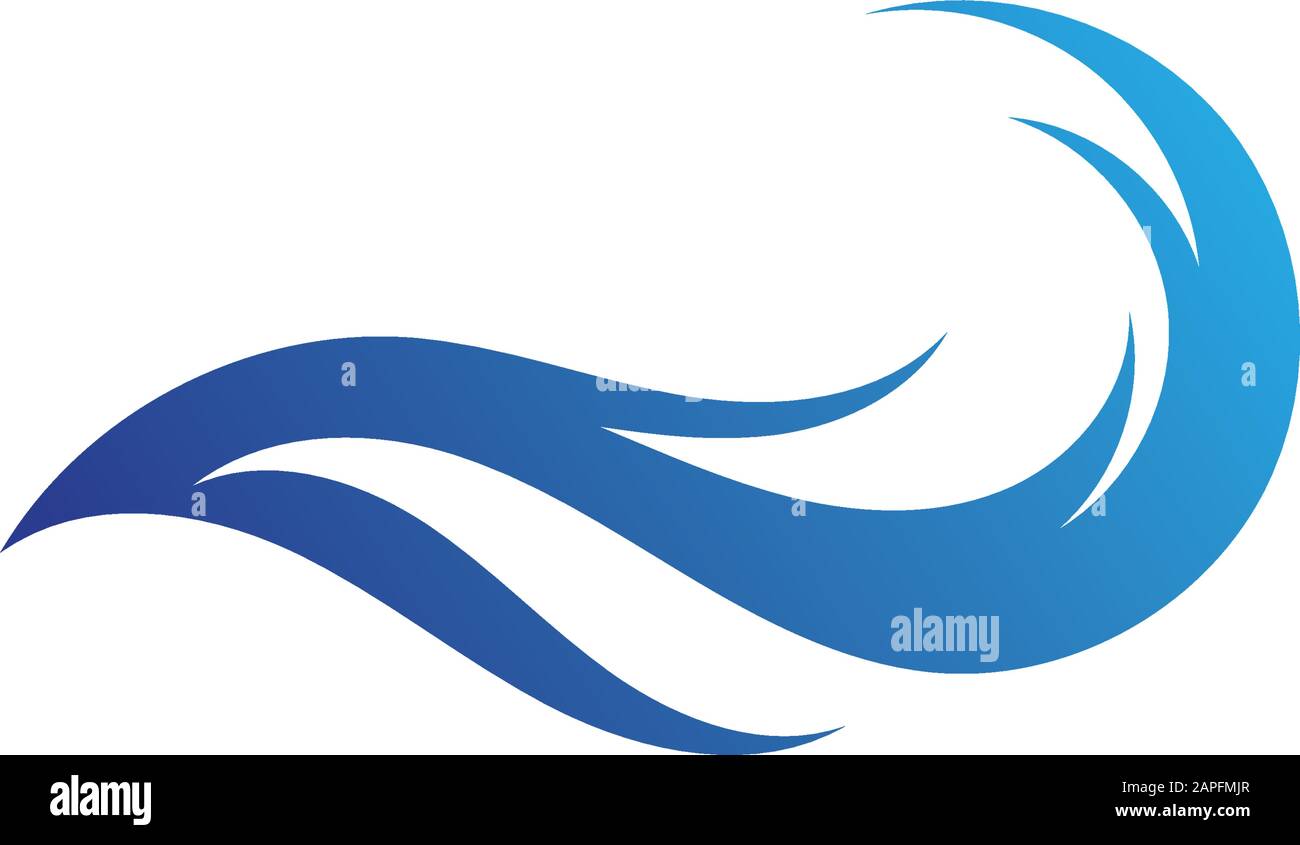 Water wave icon vector illustration design logo Stock Vector Image ...