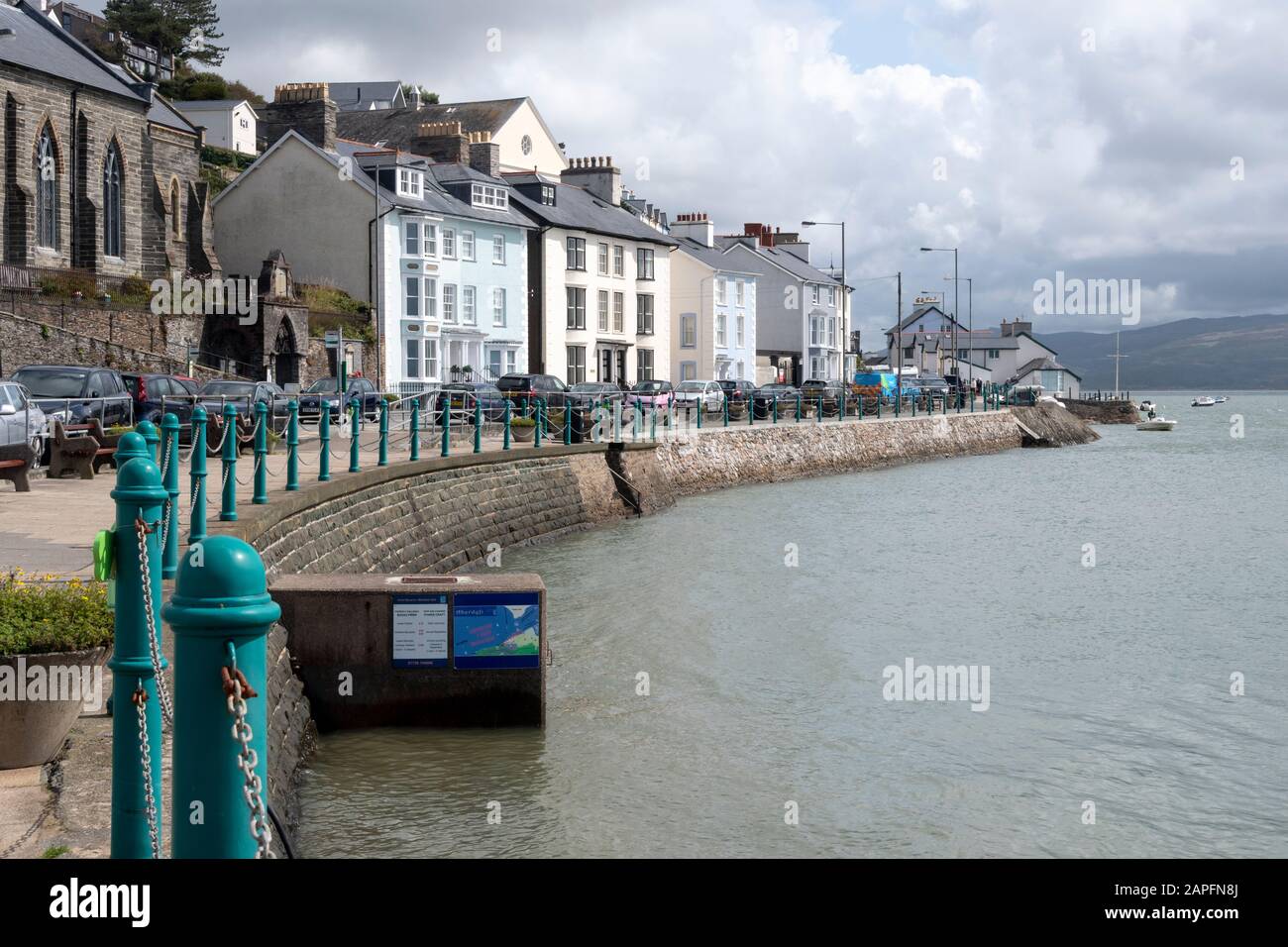 Waterfront at Aberdovey, Aberdyfi, Wales Stock Photo Alamy