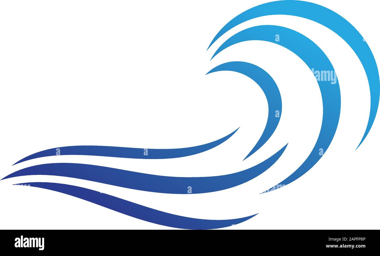 Water wave icon vector illustration design logo Stock Vector Image ...