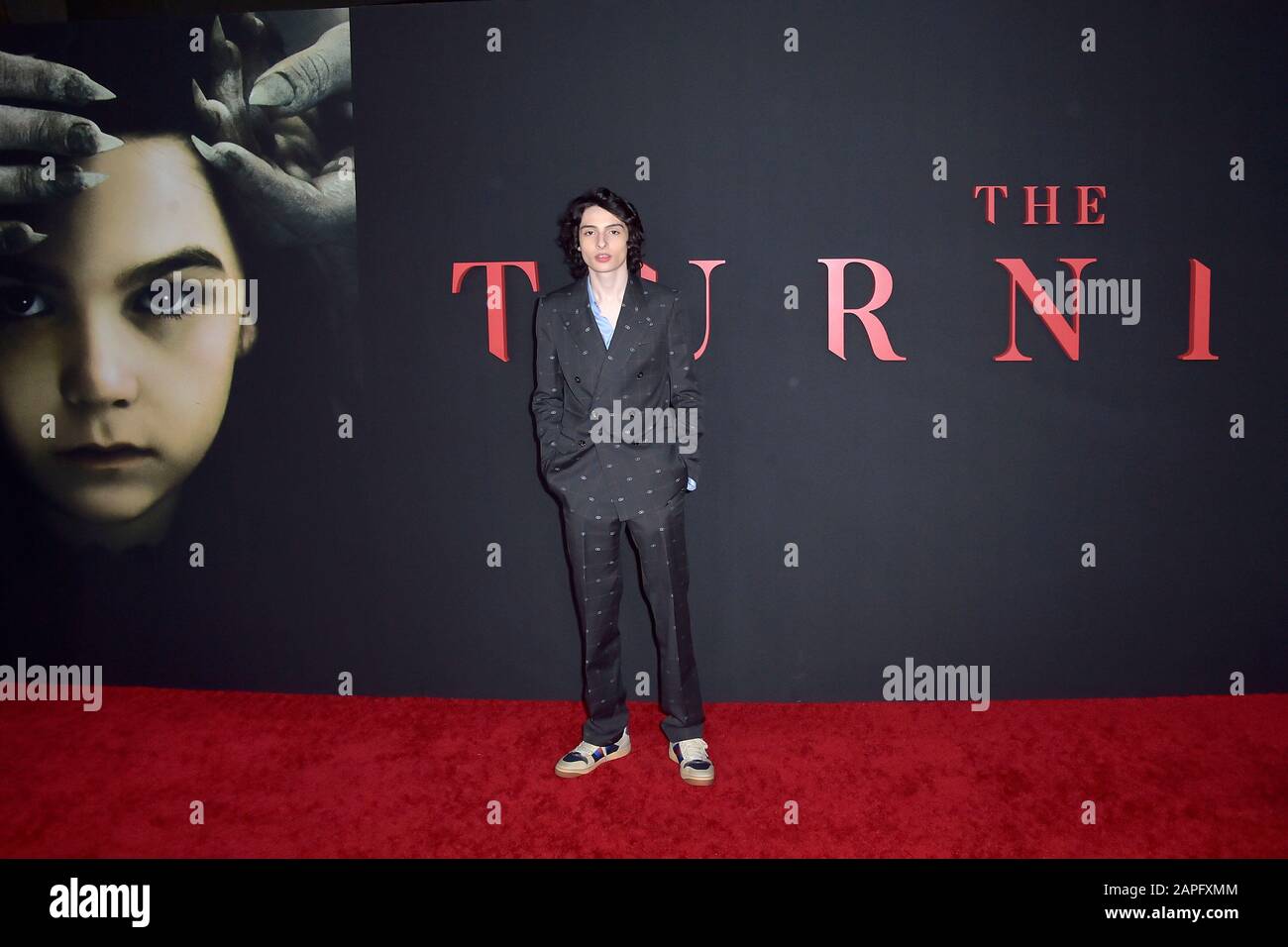 Finn Wolfhard at the premiere of the movie 'The Turning / Die Besessenen'  at the TCL Chinese Theater. Los Angeles, January 21, 2020 | usage worldwide  Stock Photo - Alamy