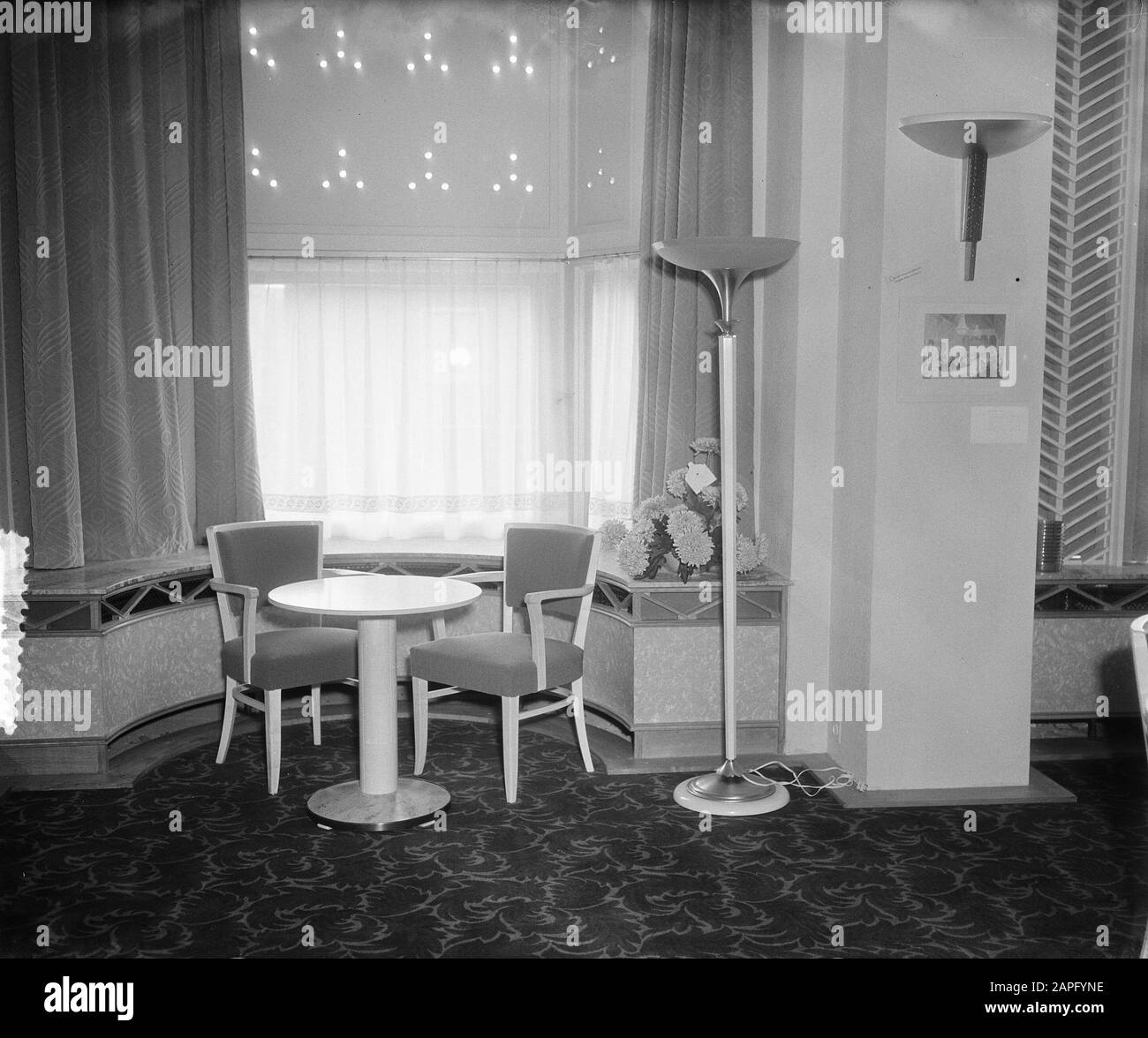 Interior architectural details lobby Black and White Stock Photos ...