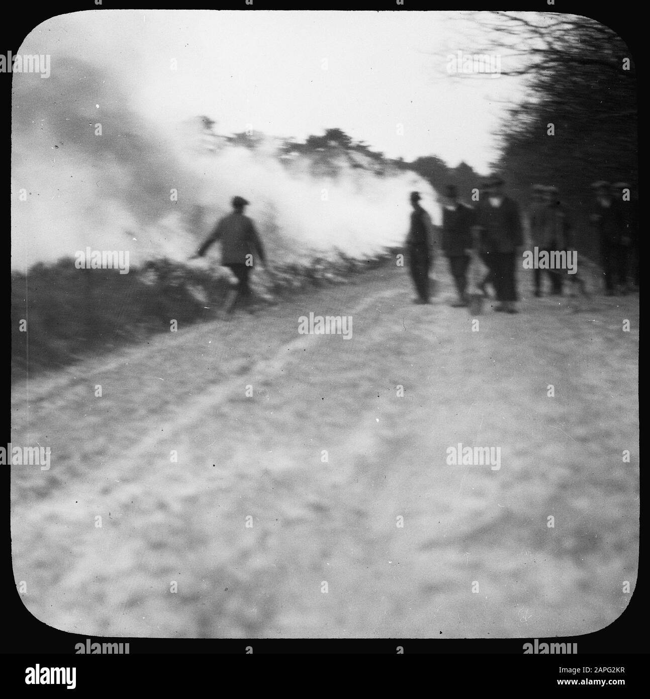 forestry, forest fire, counterfire Date: undated Keywords: forestry, forest fire, counterfire Institution name: Planks Wambuis Stock Photo