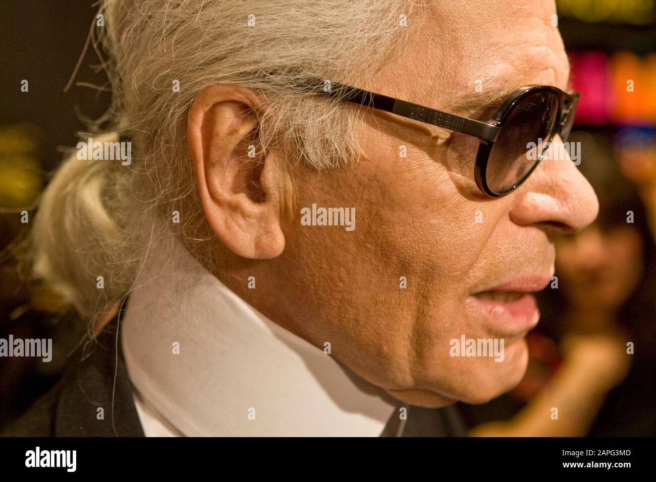 KARL LAGERFELD IN PARIS Stock Photo Alamy