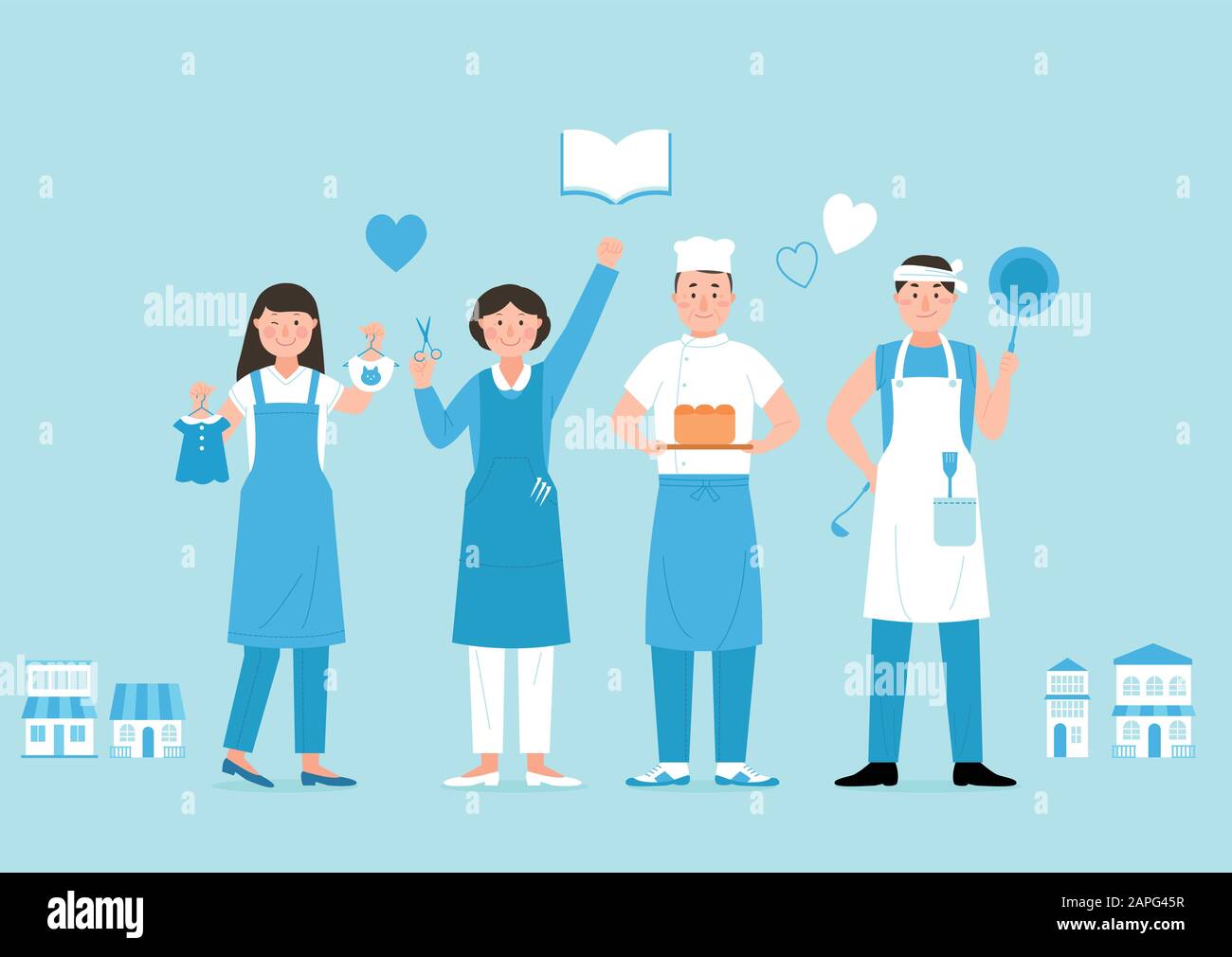 Social welfare building Stock Vector Images - Alamy