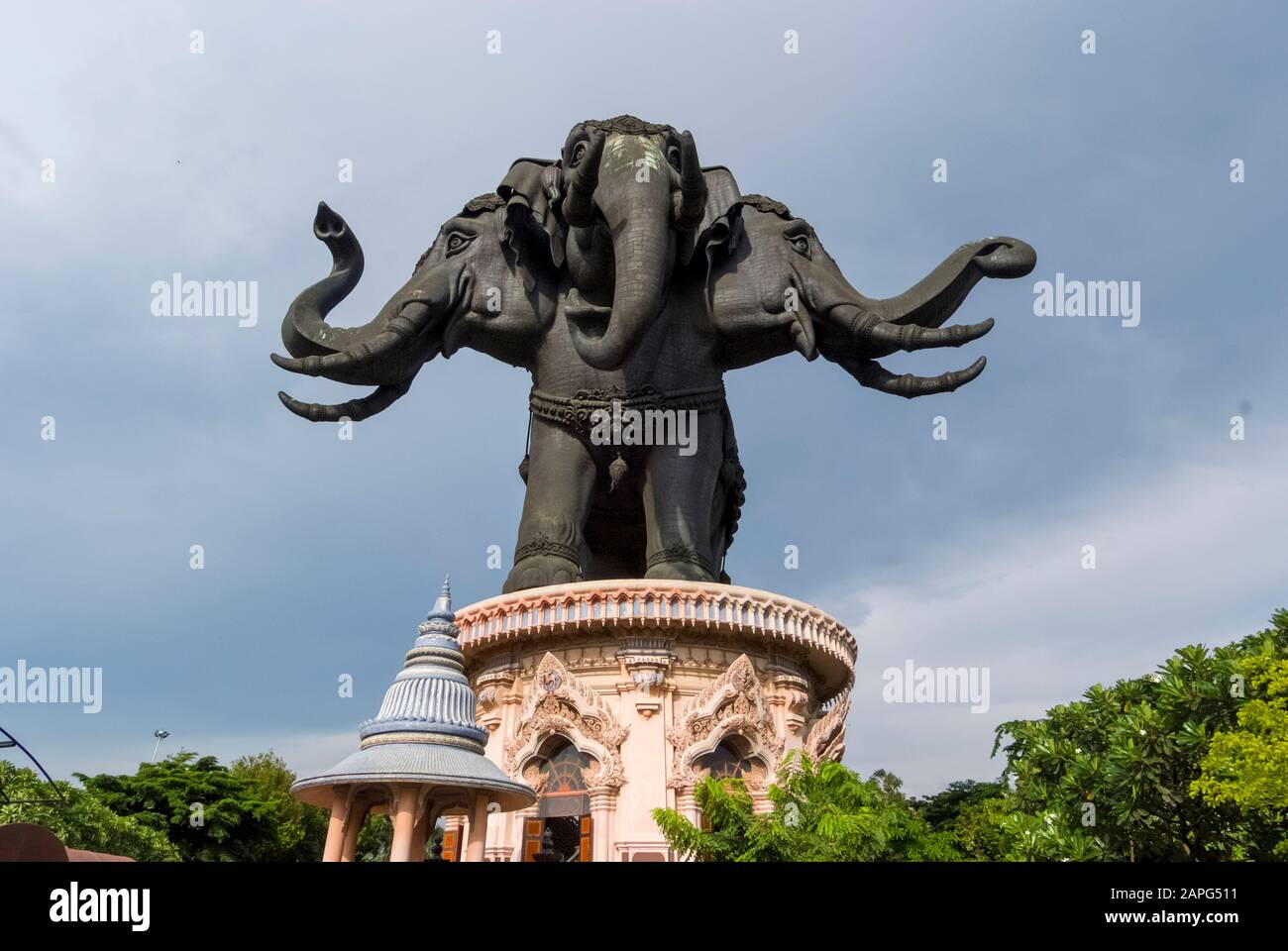 Erawan Museum is well known for its giant threeheaded elephant art
