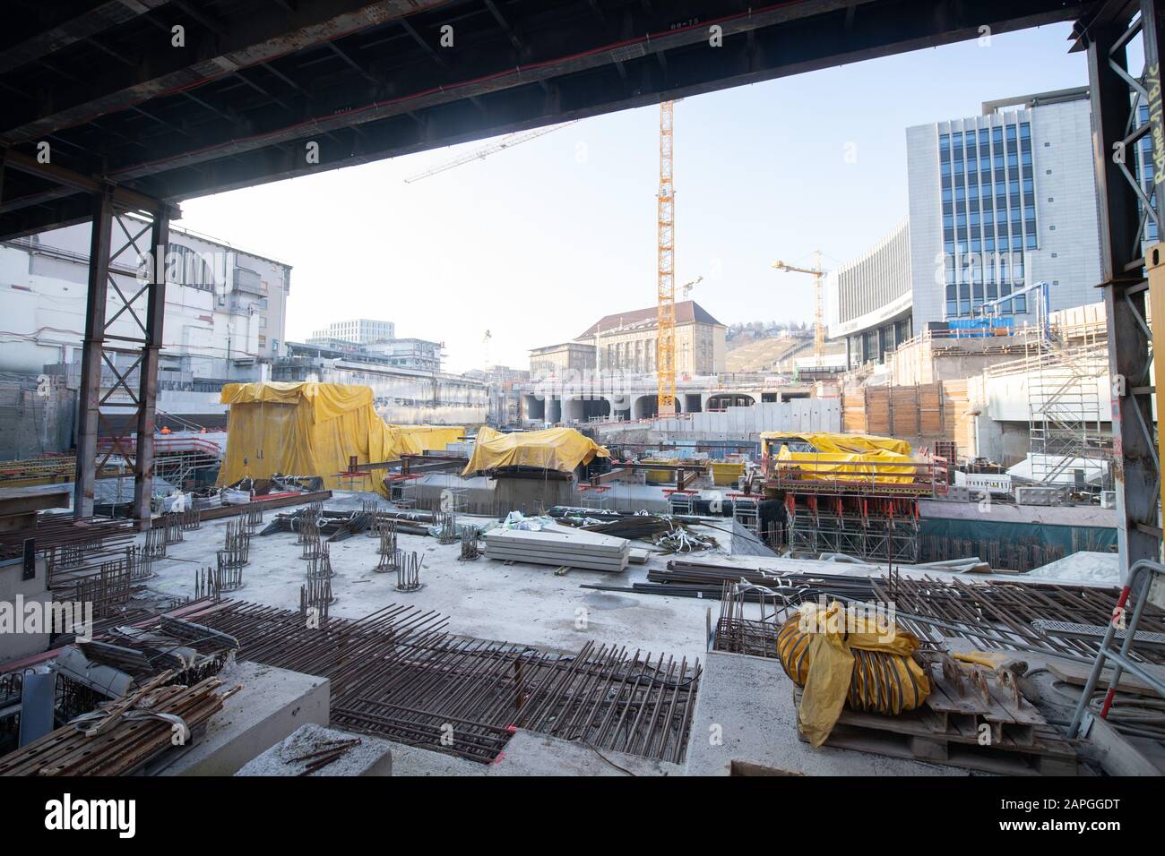 Stuttgart, Germany. 21st Jan, 2020. The building of the former Federal ...