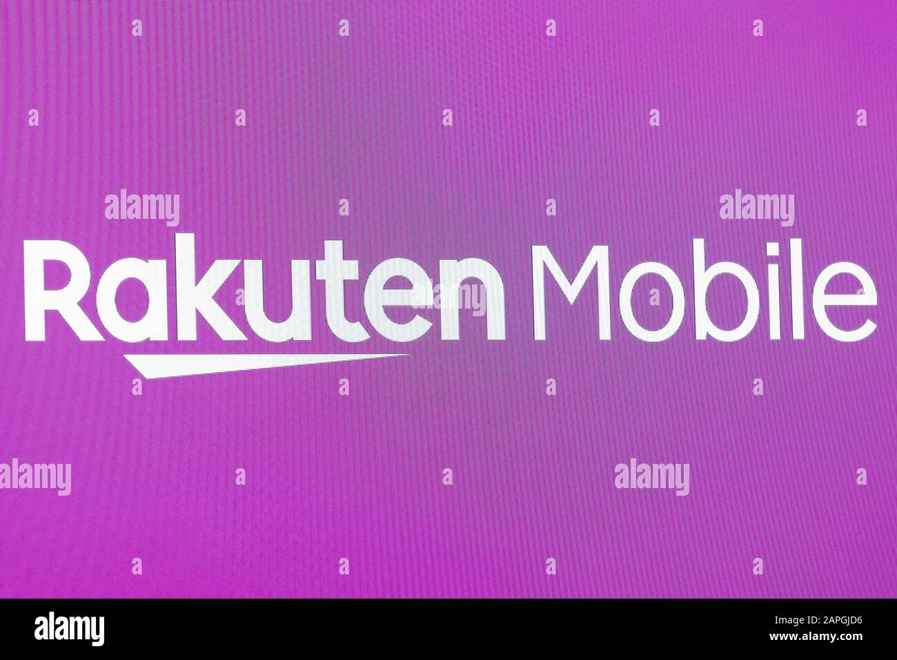 January 23 Tokyo Japan A Logo Of Rakuten Mobile On Display During Rakuten Mobile President Yoshihisa Yamada S News Conference At The Company S New Branch In Ebisu Rakuten Mobile Inc Announced It January 23 Tokyo Japan A Logo Of Rakuten Mobile On Display During Rakuten Mobile President Yoshihisa Yamada S News Conference At The Company S New Branch In Ebisu Rakuten Mobile Inc Announced It