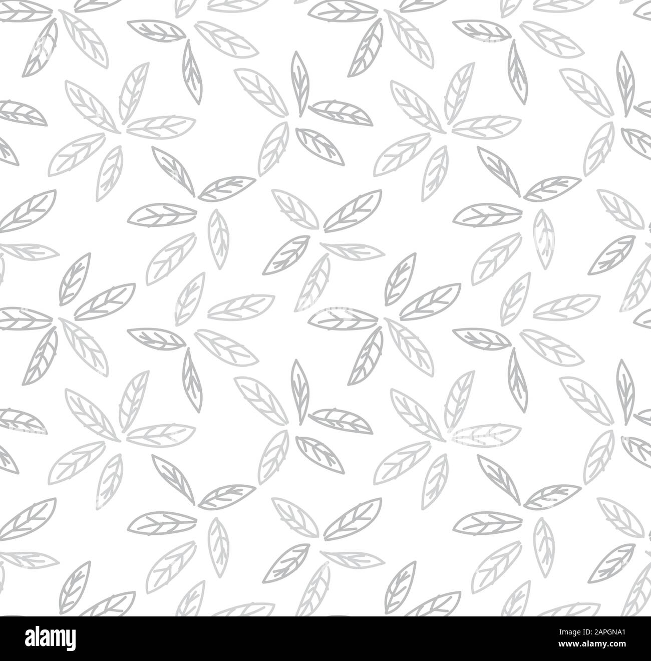 Abstract Botanical Leaf seamless Pattern  - It is a botanical leaf pattern suitable for fashion prints, backgrounds, websites, wallpaper, crafts Stock Vector
