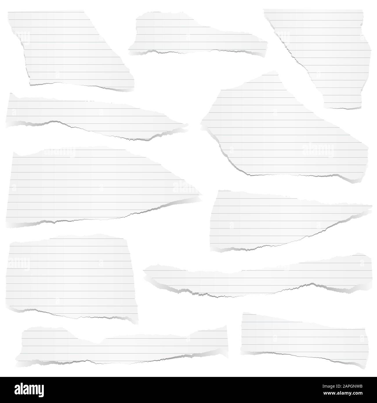 Lined paper ripped hires stock photography and images Alamy