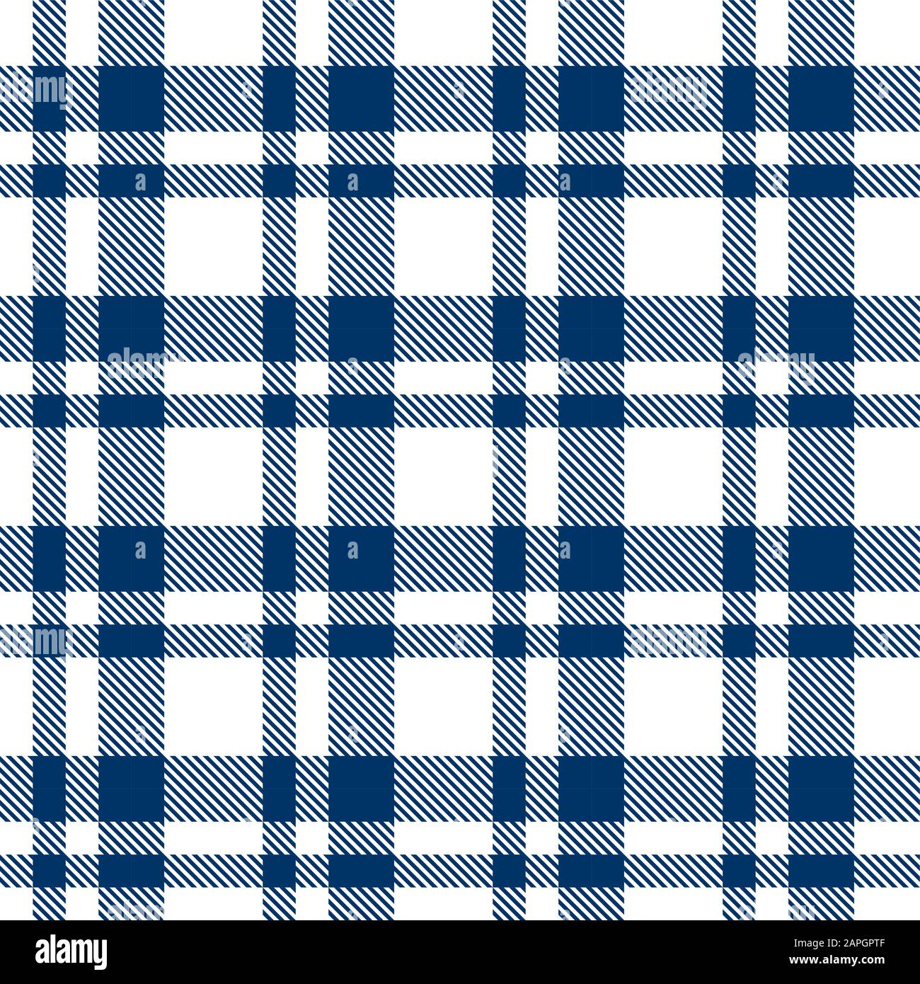 vector of colored checkered seamless table cloth background Stock Vector
