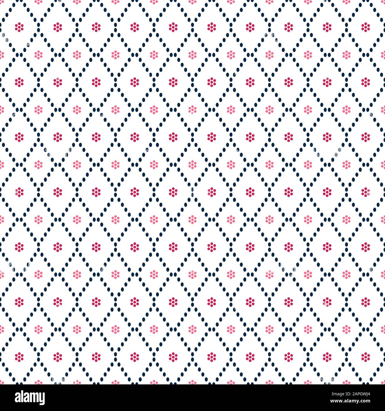 Abstract Seamless pattern background with dots design Stock Vector ...