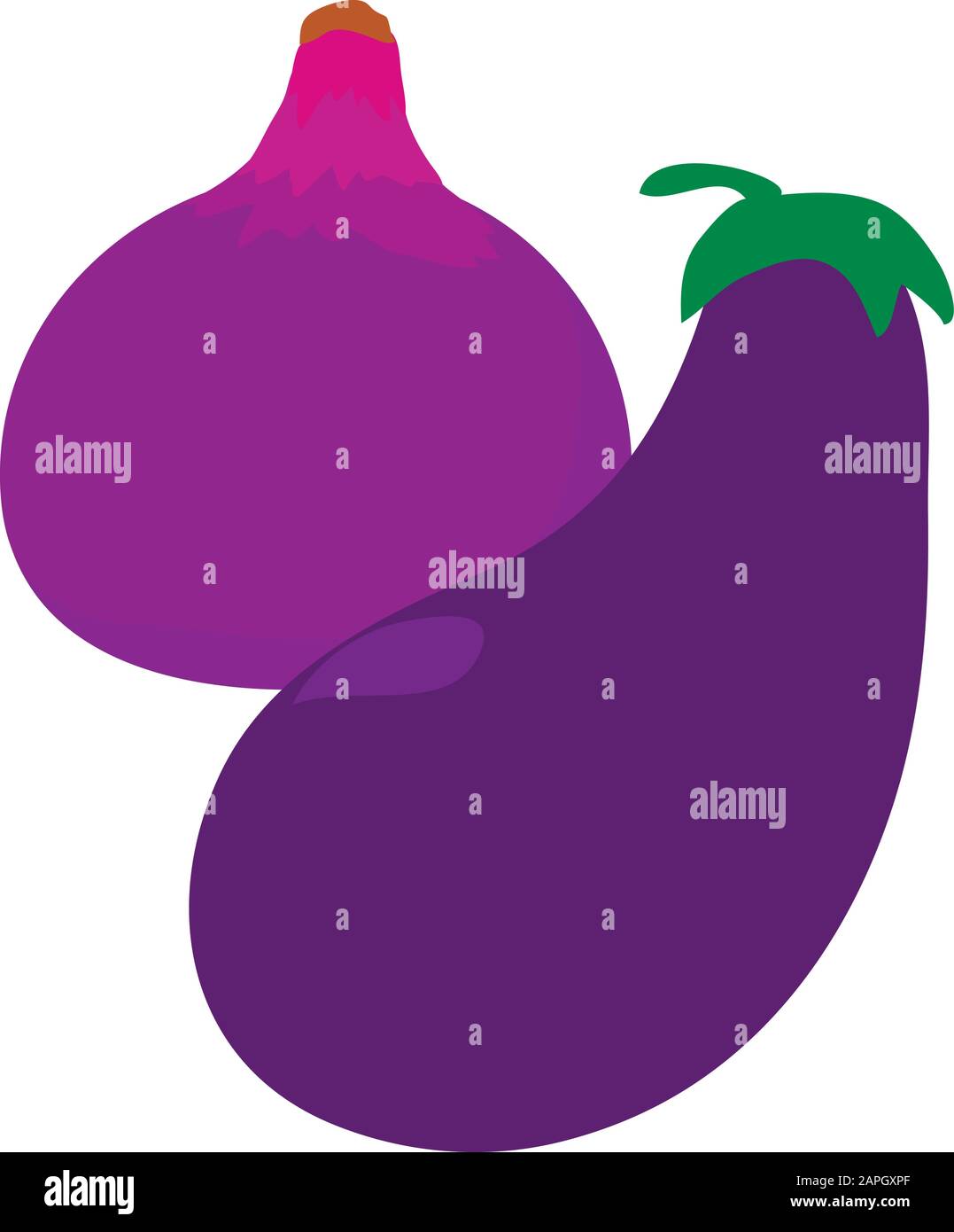 Purple food icon, isometric style Stock Vector