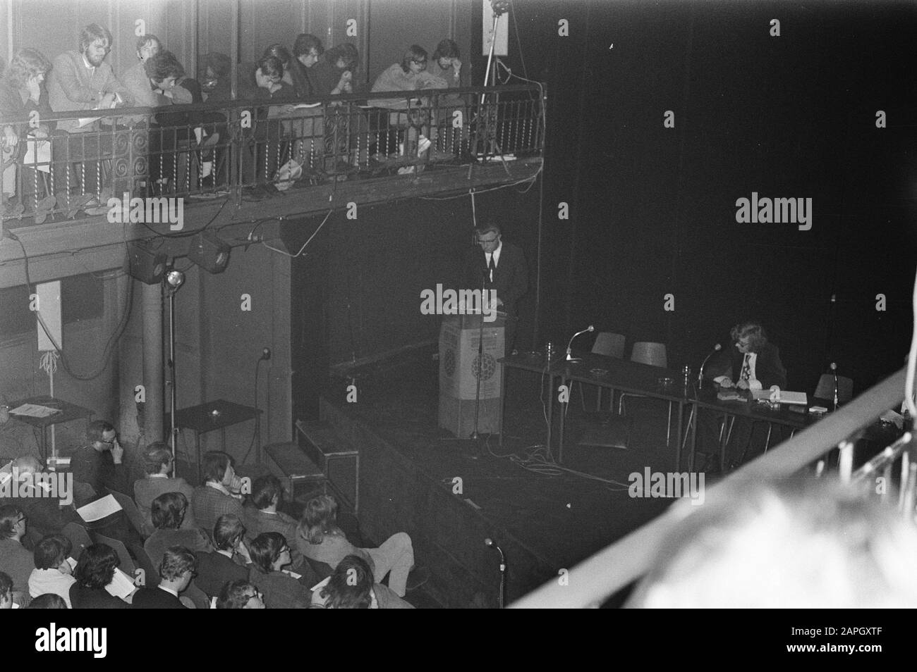 Congress of Vesvu in Brakke Ground Amsterdam, Overview Date: November 25, 1971 Location: Amsterdam, Noord-Holland Keywords: congresses, overviews Personal name: Brakke Grond Stock Photo
