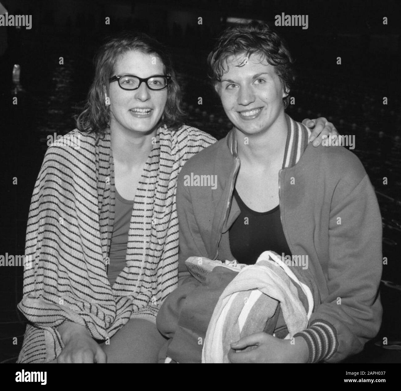 Corrie Winkel (left) and Ria van Velsen Stock Photo Alamy