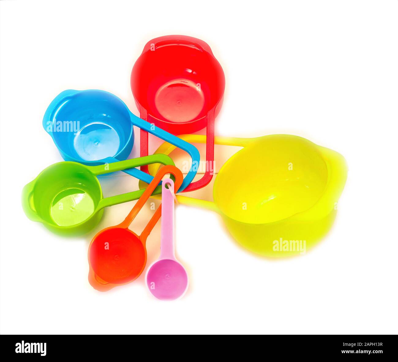 the development toys, measuring spoons Stock Photo