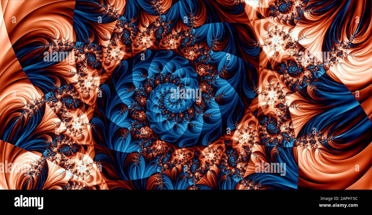 digital generated abstract fractal illustration Stock Photo