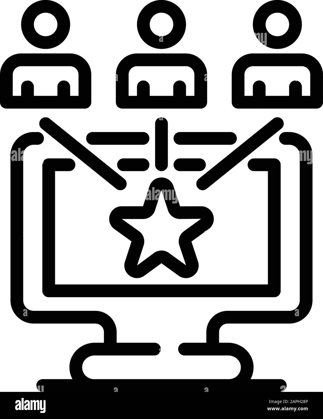 Product advertising icon, outline style Stock Vector Image & Art - Alamy