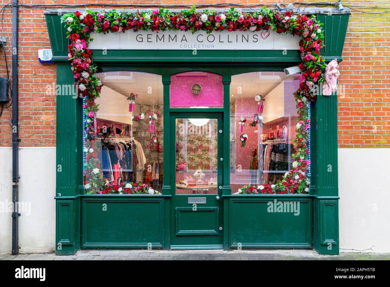 Gemma Collins boutique in Ropers Yard, Brentwood, Essex - January 2020 Stock Photo