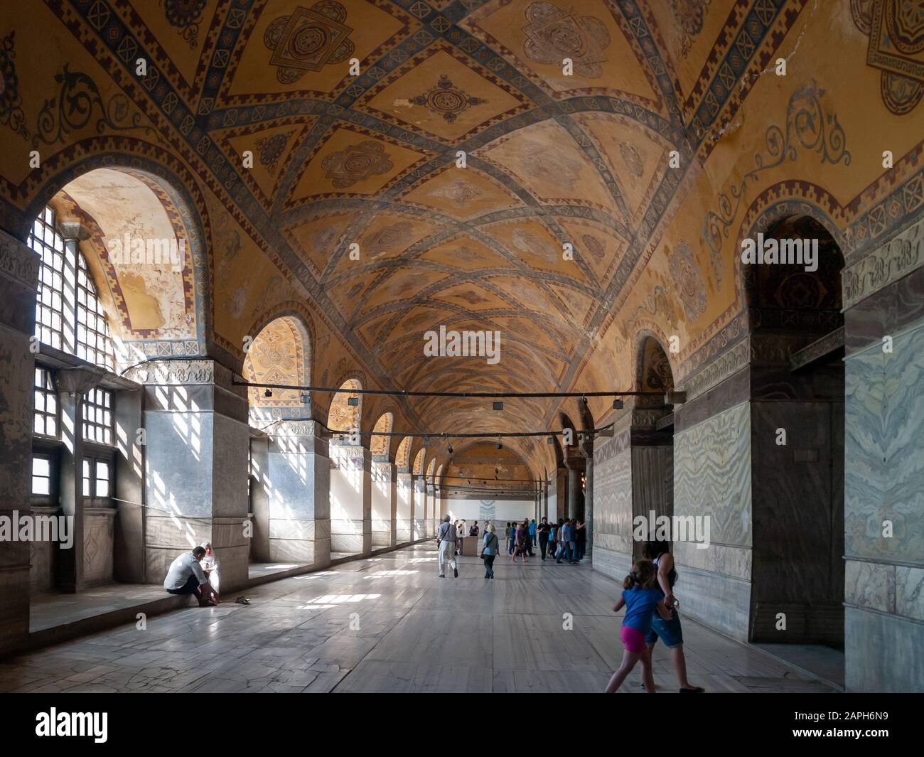 Istanbul, Turkey, Agia Sofia (Turkish Ayasofya) former Greek Orthodox Christian patriarchal cathedral, later an Ottoman imperial mosque and now a muse Stock Photo