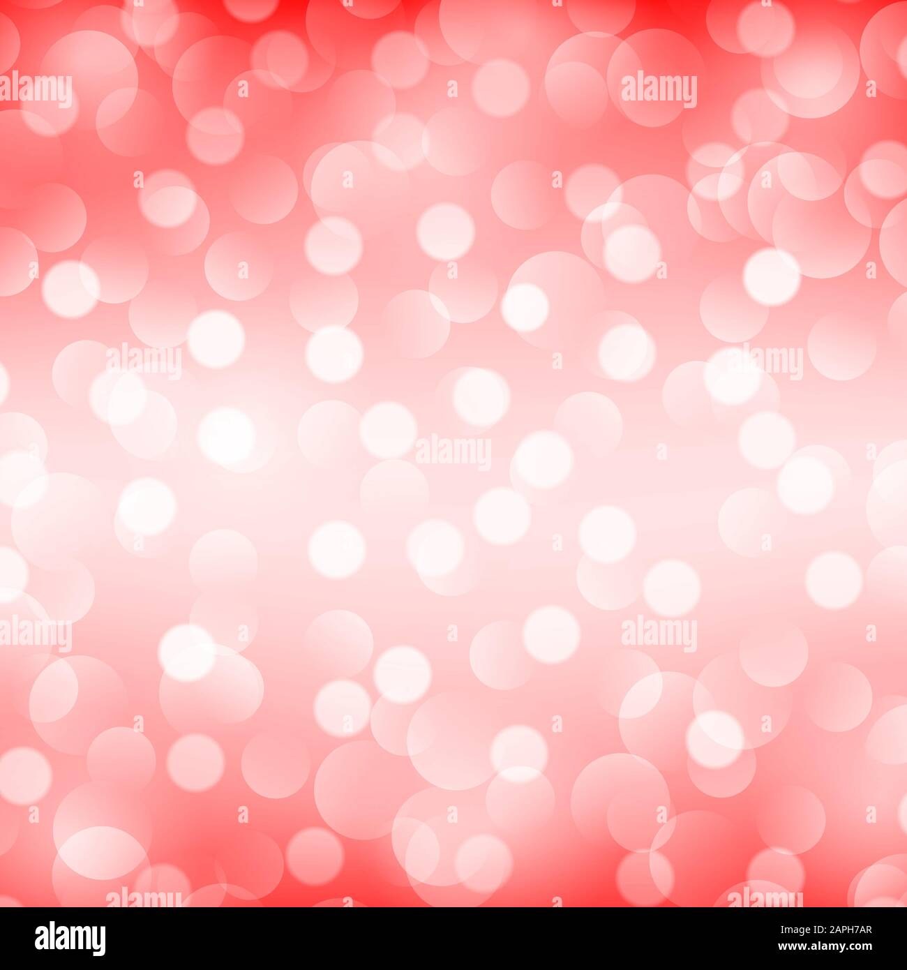 Abstract red background with bokeh. Vector illustration Stock Vector