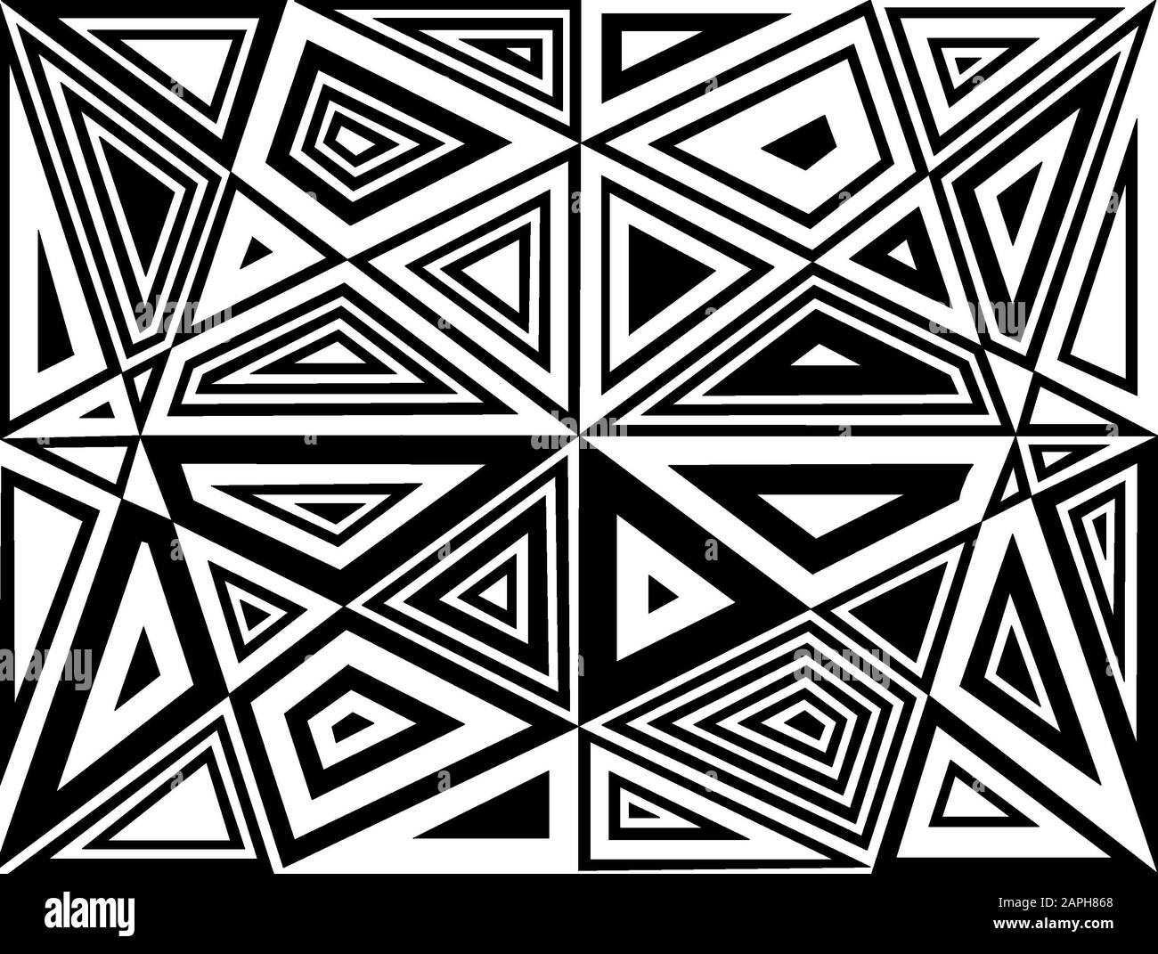 Black and white geometric pattern Stock Photo - Alamy