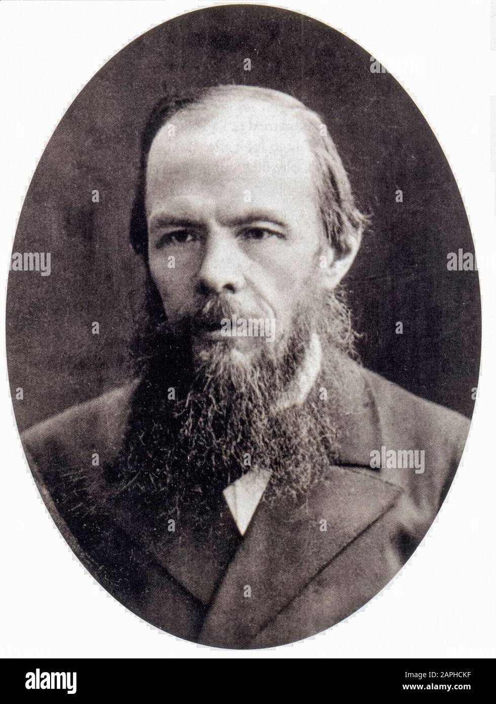 Fyodor Dostoevsky (1821-1881), portrait photograph by Constantin Shapiro, 1879 Stock Photo