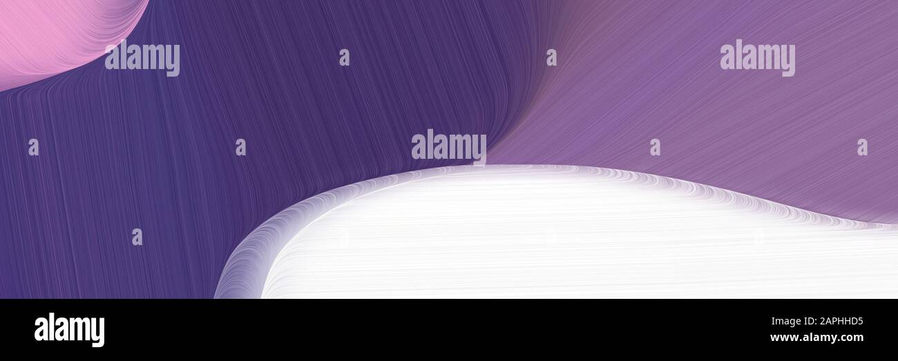 Banner Background Graphic With Abstract Waves Illustration With